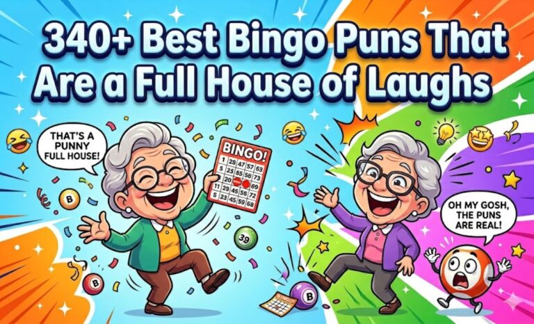 340+ Best Bingo Puns That Are a Full House of Laughs