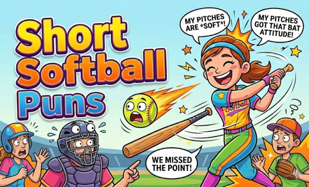 Short Softball Puns