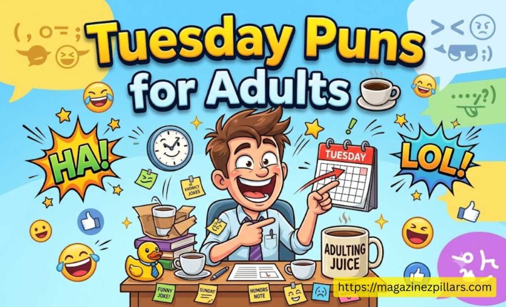 Tuesday Puns for Adults ☕