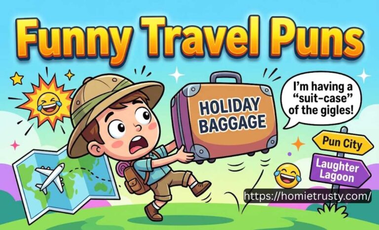 320+ Funny Travel Puns Best Ridiculous Jokes