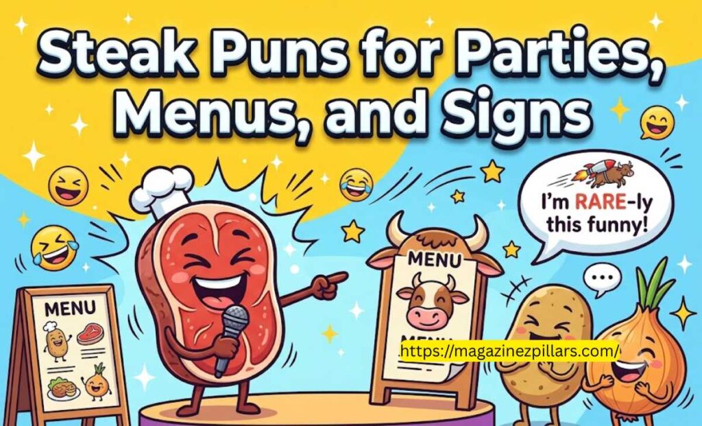 Steak Puns for Parties, Menus, and Signs